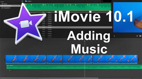 how to add music in imovie